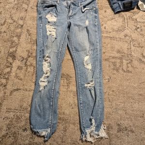 Express ripped jeans